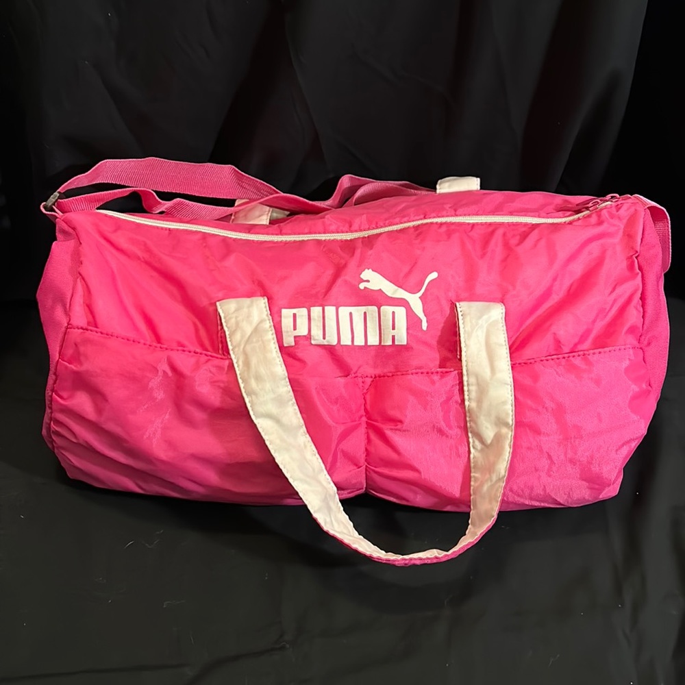 Puma Bright Pink Duffel Bag
